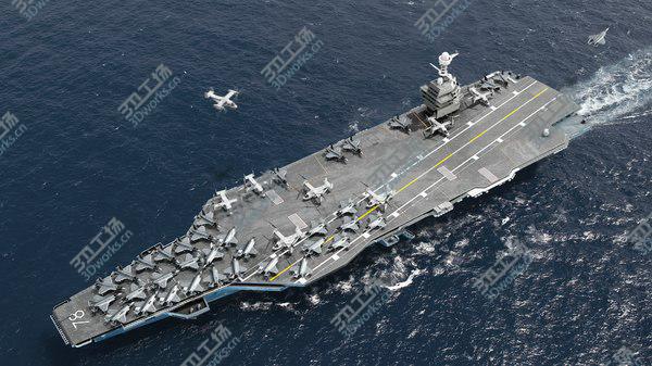images/goods_img/20210312/3D model USS Gerald R. Ford CVN-78/1.jpg